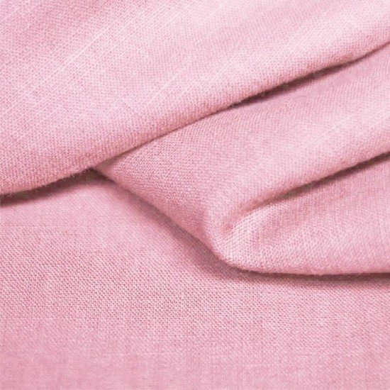 Linen Fabric Pink - (Linen Fabric Washed)