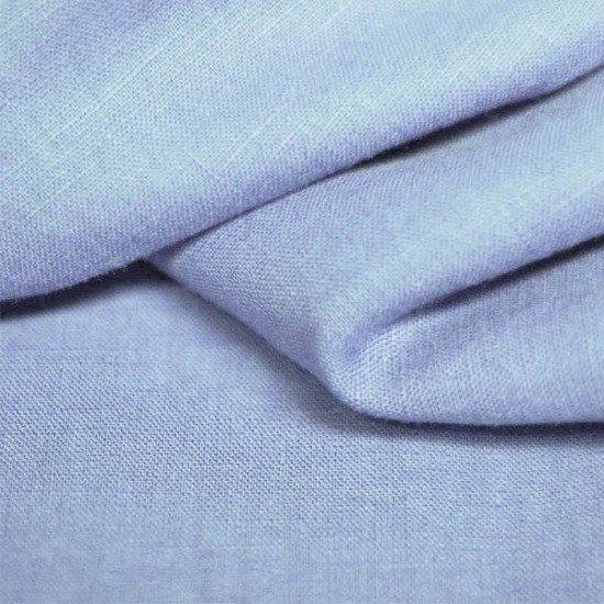 Linen Fabric Light Blue - (Linen Fabric Washed)