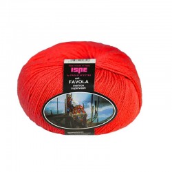 Baby Merino Superwash Knitting Yarn ISPE Needle Size 2 - 2,5 Red