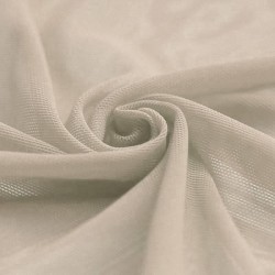 Mesh Fabric Stretch Light Beige