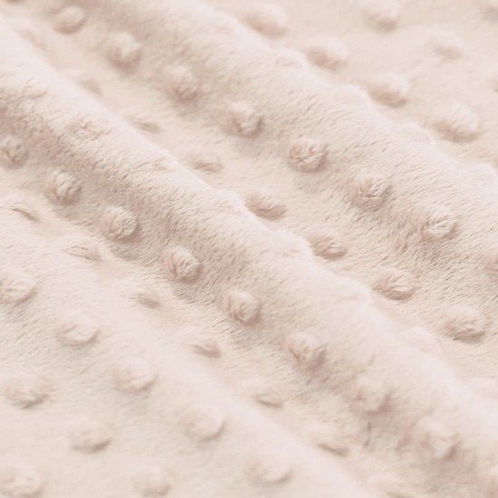 Minky Fleece Fabric Beige - (Minky Fleece Fabric)