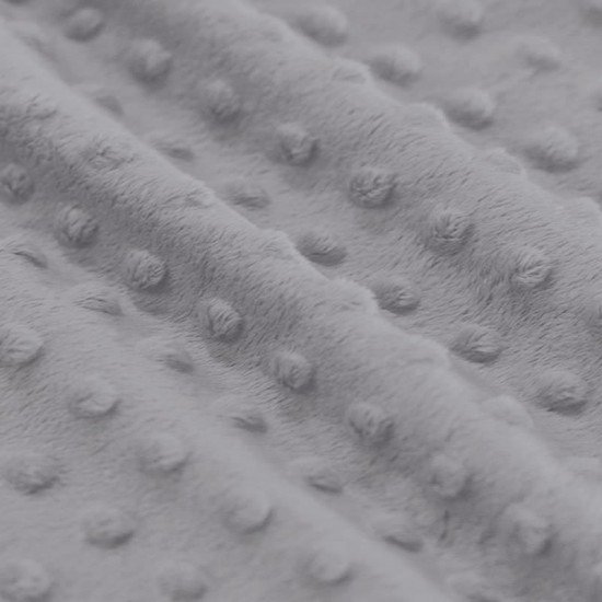 Minky Fleece Fabric Grey