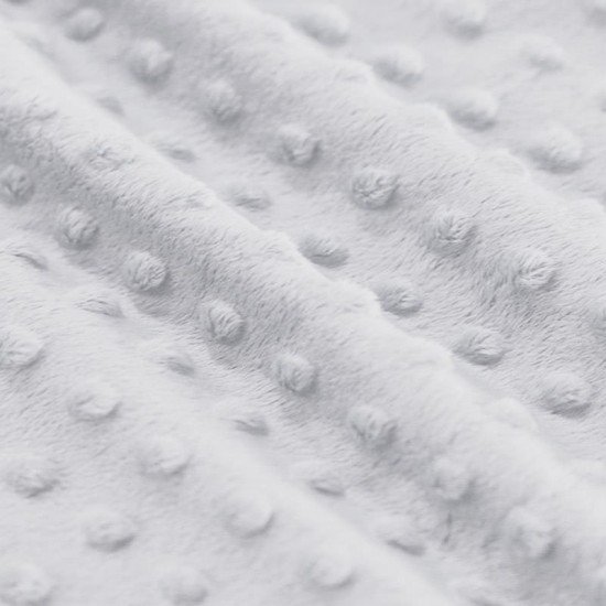 Minky Fleece Stof Licht Grijs - (Minky Fleece Stof)