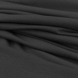 Modal French Terry Fabric Dark Grey