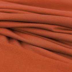 Modal French Terry Fabric Burnt Orange