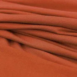Modal French Terry Stof Burnt Orange