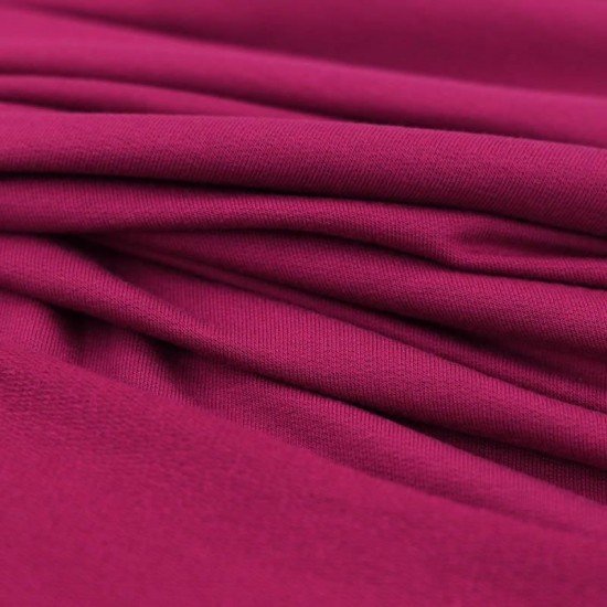 Modal French Terry Fabric Cardinal - (Jersey Fabrics)