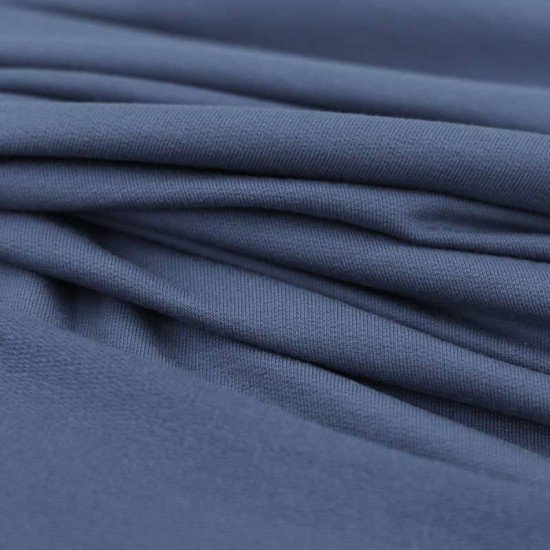 Tissu French Terry Modal Jeans Foncé - (Tissus Jersey)