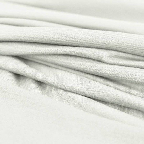 Modal French Terry Fabric Ecru