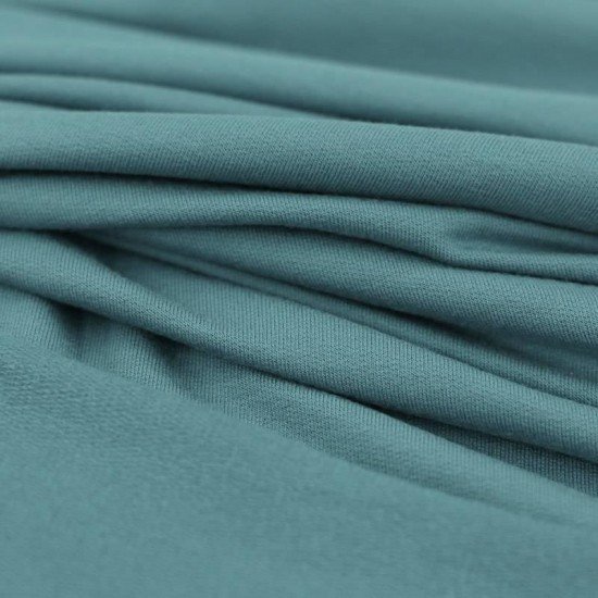 Tissu French Terry Modal Vieux Vert - (Tissu French Terry Modal )