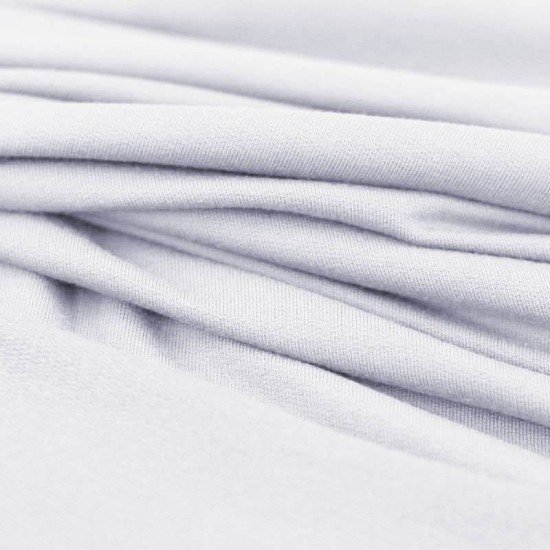Tissu French Terry Modal Blanc - (Tissus Jersey)