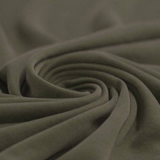 Tissu Jersey Modal Armée Verte - (Tissus Jersey)
