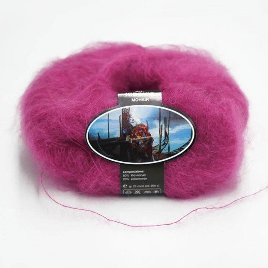 Mohair Yarn ISPE Needle Size 3,5 - 4 Cardinal - (Mohair Knitting Yarn Needle Size 3,5 - 4)
