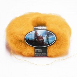 Mohair Yarn ISPE Needle Size 3,5 - 4 Ocher