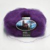 Mohair Yarn ISPE Needle Size 3,5 - 4 Purple