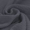 Double Gauze Fabric Dark Grey