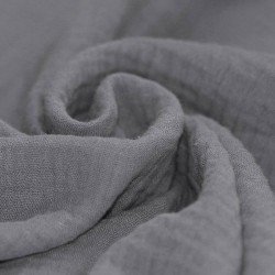 Double Gauze Fabric Grey