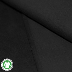 Organic French Terry Stof (Gots) Zwart Organic French Terry Stof (Gots) Zwart