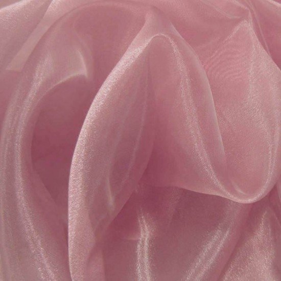 Organza Stoff Alt Rosa - (Organza Stoffe)