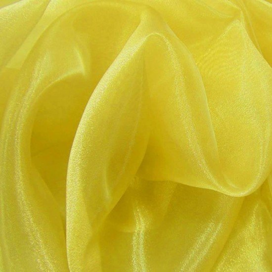 Organza Fabric Yellow - (Organza Fabric)