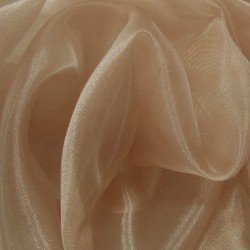 Organza Fabric Camel