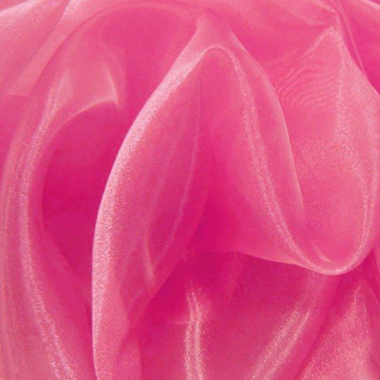 Organza Fabric Fluor Pink - (Organza Fabric)