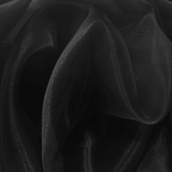 Organza Fabric Black