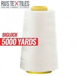 Overlock Tråd Råhvid 5000 Yards Overlock Tråd Råhvid 5000 Yards