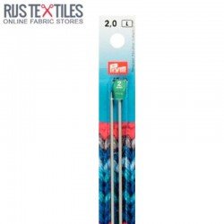 Strikkepinde 2mm Aluminium 40cm PRYM 191472 Strikkepinde 2mm Aluminium 40cm PRYM 191472