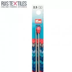 Knitting Needles 2,50mm Aluminum 40cm PRYM 191473