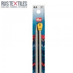 Breinaalden 6mm Aluminium 40cm PRYM 191480 Breinaalden 6mm Aluminium 40cm PRYM 191480