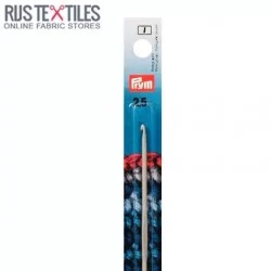 Crochet Hook 2,50mm For Wool With Guide Grey 14cm PRYM 195136
