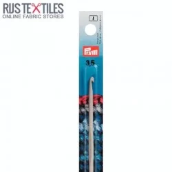 Crochet Hook 3,50mm For Wool With Guide Grey 14cm PRYM 195138