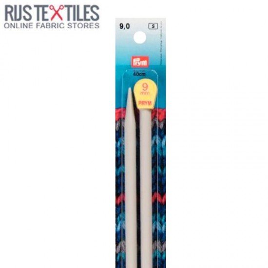 Knitting Needles 9mm Plastic 40cm PRYM 218231