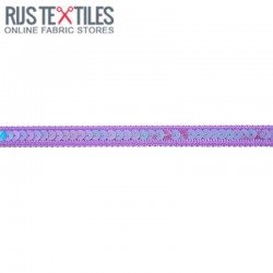 Sequin Trim Lila 10mm 