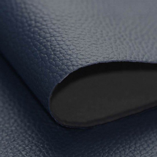 Upholstery Leather Navy - (Deco Fabrics)