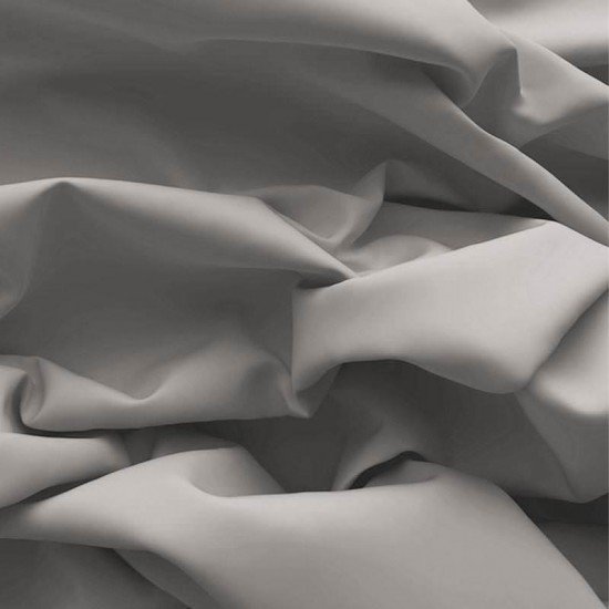 Baumwolle Poplin Stoff Hellgrau  - (Poplin Baumwolle Stoffe)