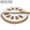 Braided Gimp Trim Dark Beige 9mm