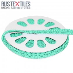 Braided Gimp Trim Mint 9mm