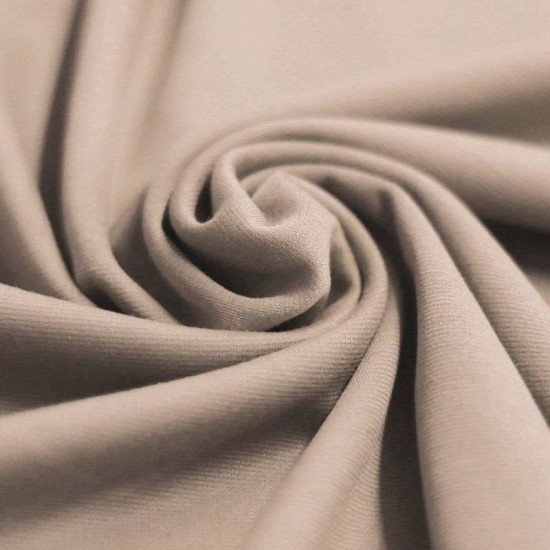 Tesuto Punta di Roma Jersey Beige - (Tessuto Jersey Di Spessore)