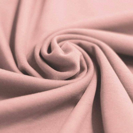 Tesuto Punta di Roma Jersey Rosa Antico - (Tessuto Jersey Di Spessore)