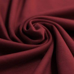 Punta Di Roma Jersey Fabric Bordeaux