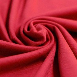 Punta Di Roma Jersey Fabric Red