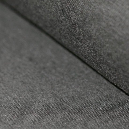 Punta Di Milano Jerseystoff Grau Meliert  - (Jersey Stoffe)