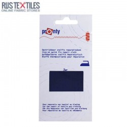 Repair Patches Navy Plain Weave (Snelfix Iron-on)