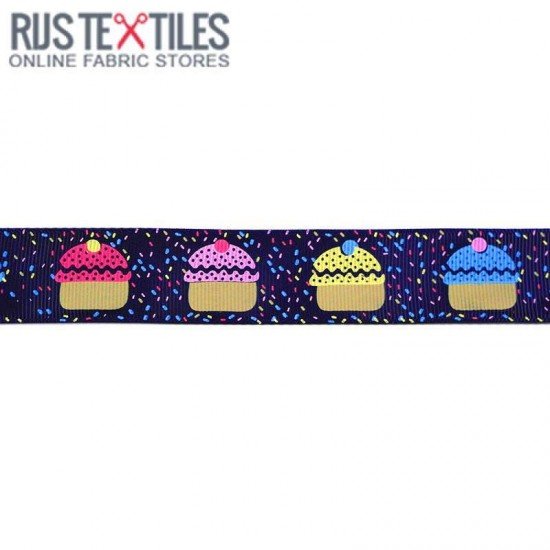 Ripsband - Cake Marine 25mm  - (Bänder & Borten)