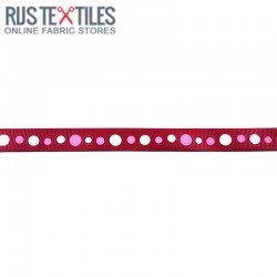 Grosgrain Ribbon - Retro Bordeaux 15mm
