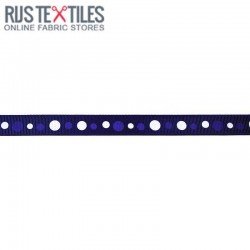 Grosgrain Ribbon - Retro Navy 15mm