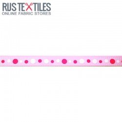 Grosgrain Ribbon - Retro Pink 15mm