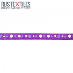 Grosgrain Ribbon - Retro Purple 15mm
